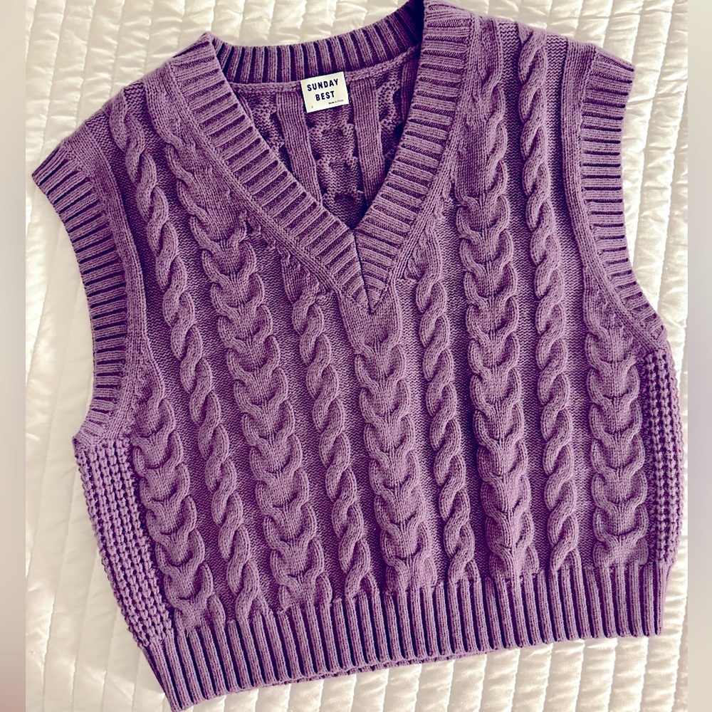 Sunday Best Winston Sweater Vest. New never been worn!